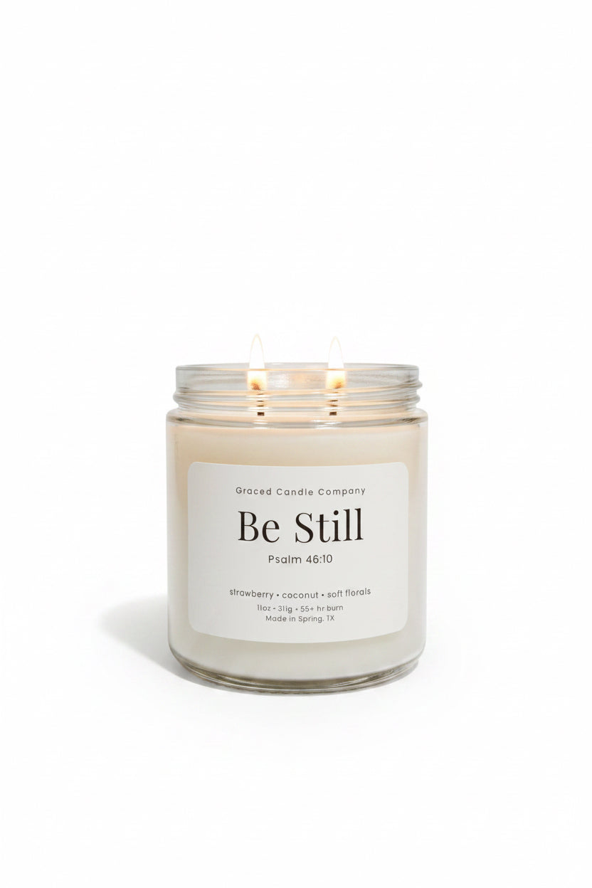 Be Still Double Wick Candle