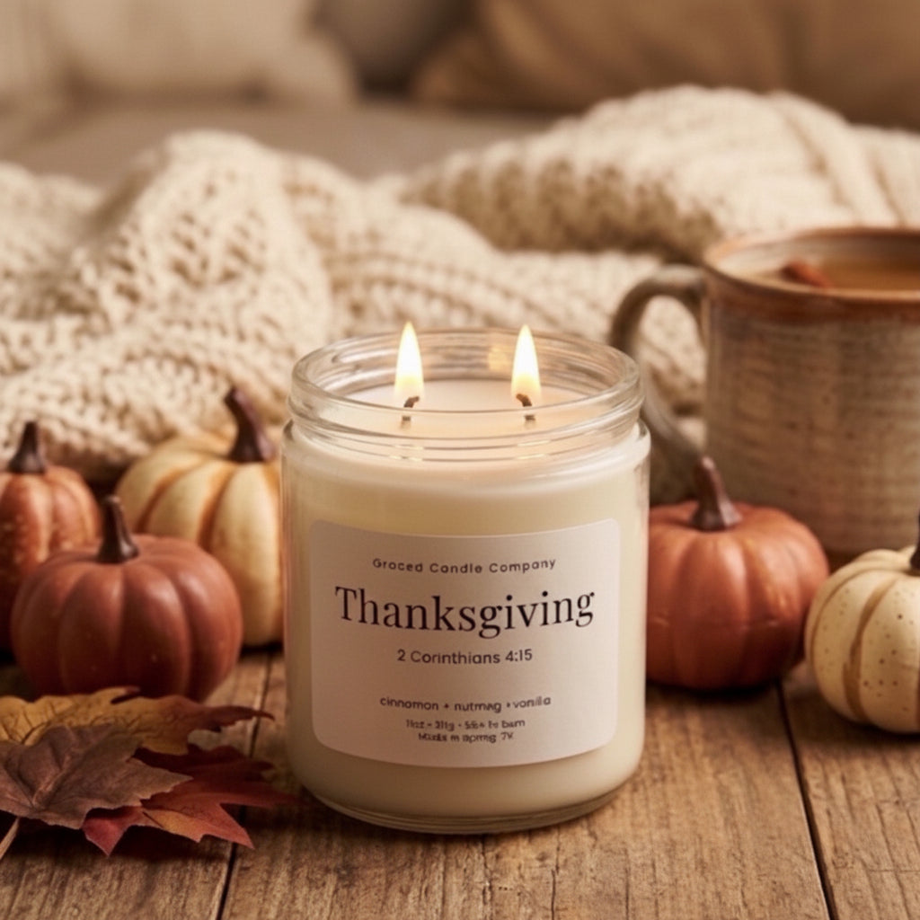 Overflowing Double Wick Candle